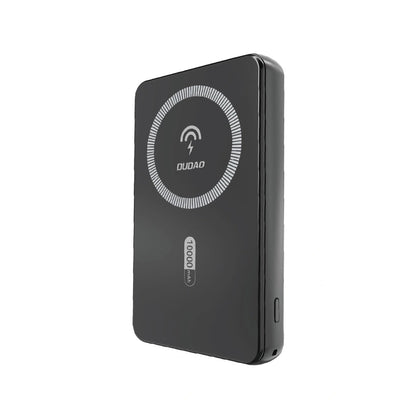 Bežična Eksterna Baterija Dudao K14S, 5000mAh, 20W, QC + PD + FQI, 1 x QI - 1 x USB-A - 1 x USB-C, Crna