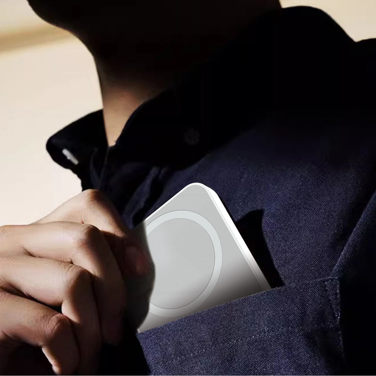 Spoljna baterija Wireless Dudao K26, 10000mAh, 20W, PD + FQI, 1 x QI - 1 x USB-C, Bela