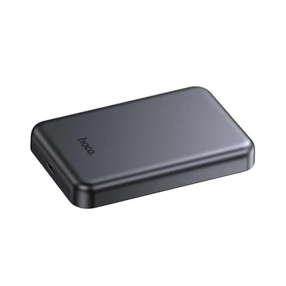 Bežična Eksterna Baterija HOCO J160, 5000mAh, 10W, 1 x QI - 1 x USB-C, Siva
