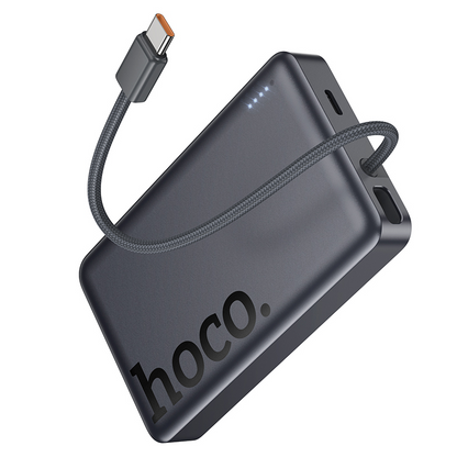 Bežična Eksterna Baterija HOCO Q44, 10000mAh, 20W, PD + FQI, 1 x QI - 2 x USB-C, Siva