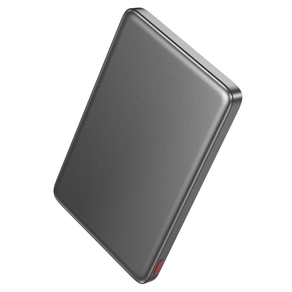 Bežična Eksterna Baterija HOCO Q26, 5000mAh, 20W, PD + FQI, 1 x QI - 1 x USB-C, Siva
