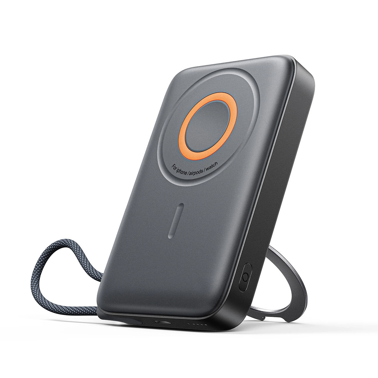 Spoljna bežična baterija Joyroom JR-PBM02, 10000mAh, 22.5W, PD + FQI, 1 x QI - 2 x USB-C, Crna