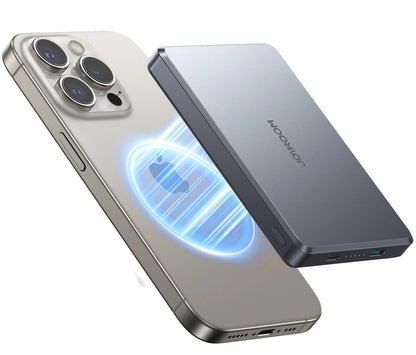 Bežična eksterna baterija Joyroom JR-PBM08 Pro, 10000mAh, 22.5W, PD + FQI, 1 x QI - 2 x USB-C, Siva