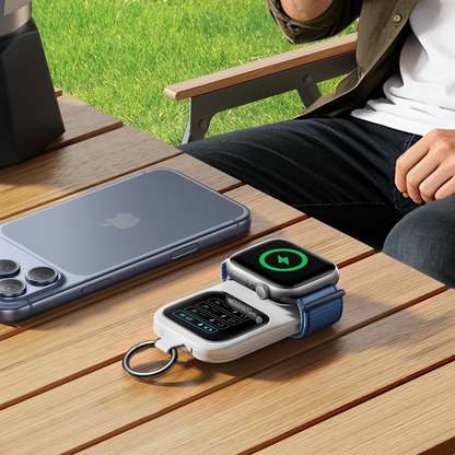 Bežična eksterna baterija Joyroom JR-W19, 5000mAh, 20W, QC + PD, 1 x Lightning - 1 x QI - 2 x USB-C, Bela