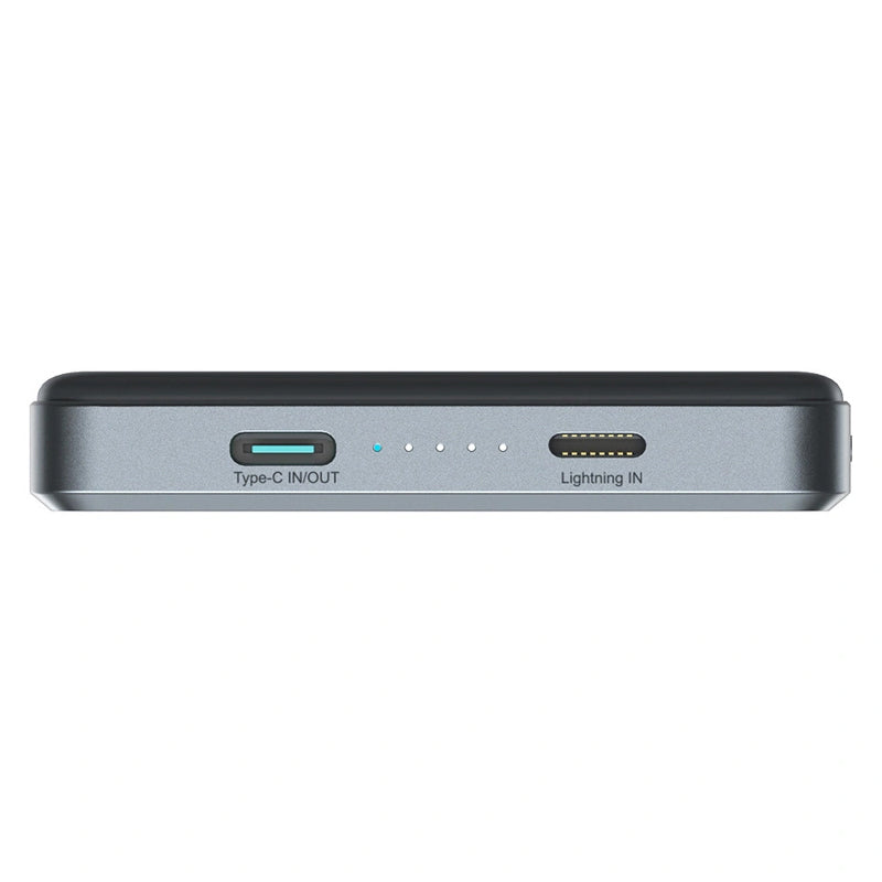 Bežična eksterna baterija Joyroom JR-PBM08 Pro, 10000mAh, 22.5W, PD + FQI, 1 x QI - 2 x USB-C, Siva