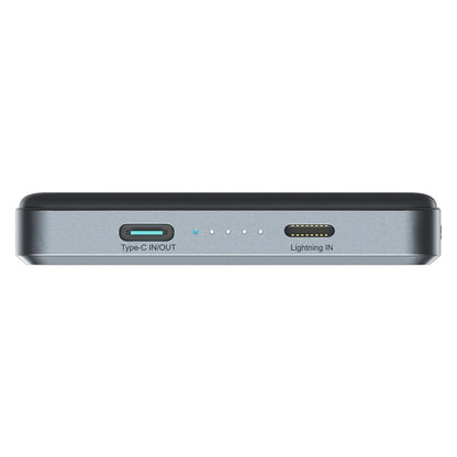 Bežična eksterna baterija Joyroom JR-PBM08 Pro, 10000mAh, 22.5W, PD + FQI, 1 x QI - 2 x USB-C, Siva