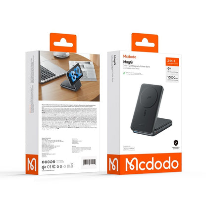 Spoljna bežična baterija McDodo MC-6310 2u1, 10000mAh, 20W, PD + FQI, 1 x USB-C, Crna