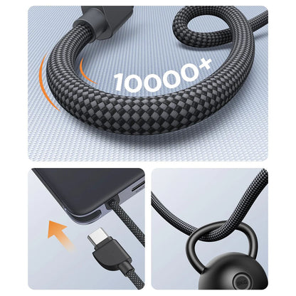 Bežična eksterna baterija UGREEN PB570 (75982B), 10000 mAh, 30 W, PD + FQI, 1 x QI – 2 x USB-C, siva