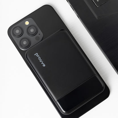 Spoljna baterija Wireless Proove Hoodman, 10000mAh, 20W, PD + FQI, 1 x QI - 1 x USB-C, Crna PBH120010001