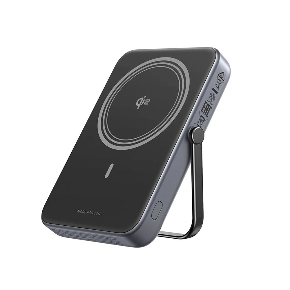 Spoljna Bežična Baterija UGREEN PB764 Uno, 10000mAh, 20W, PD + FQI, 1 x QI - 1 x USB-C, Siva