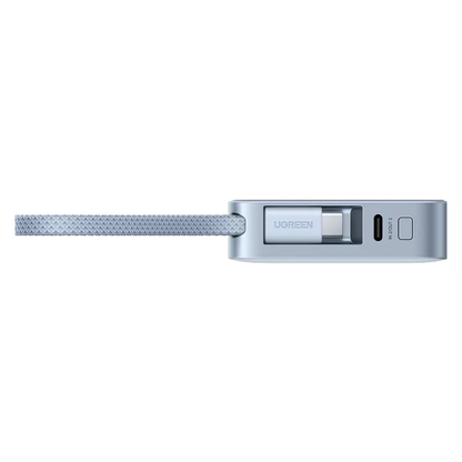 Spoljna bežična baterija UGREEN MagFlow PB773, 10000mAh, 25W, PD + FQI, 1 x QI - 2 x USB-C, Plava