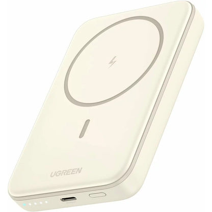 Vanjska baterija bežična UGREEN PB561, 10000mAh, 20W, PD + FQI, 1 x QI - 1 x USB-C, Bež