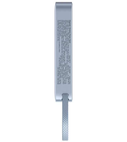 Spoljna bežična baterija UGREEN MagFlow PB773, 10000mAh, 25W, PD + FQI, 1 x QI - 2 x USB-C, Plava
