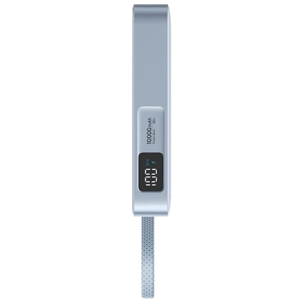 Bežična Eksterna Baterija UGREEN MagFlow PB773 (65958B), 10000mAh, 25W, PD + FQI, 1 x QI - 2 x USB-C, Plava