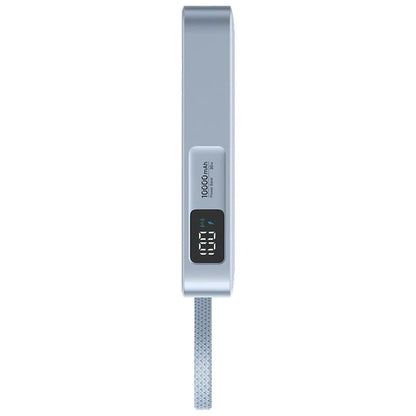 Bežična Eksterna Baterija UGREEN MagFlow PB773 (65958B), 10000mAh, 25W, PD + FQI, 1 x QI - 2 x USB-C, Plava