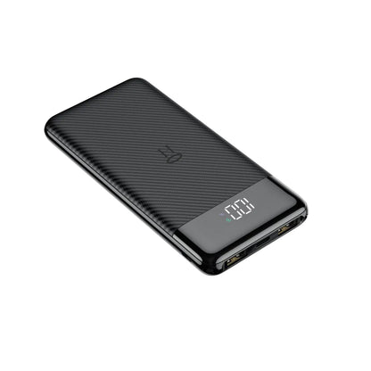 Eksterna baterija Veger L11, 10000mAh, 2 x USB-A, Crna