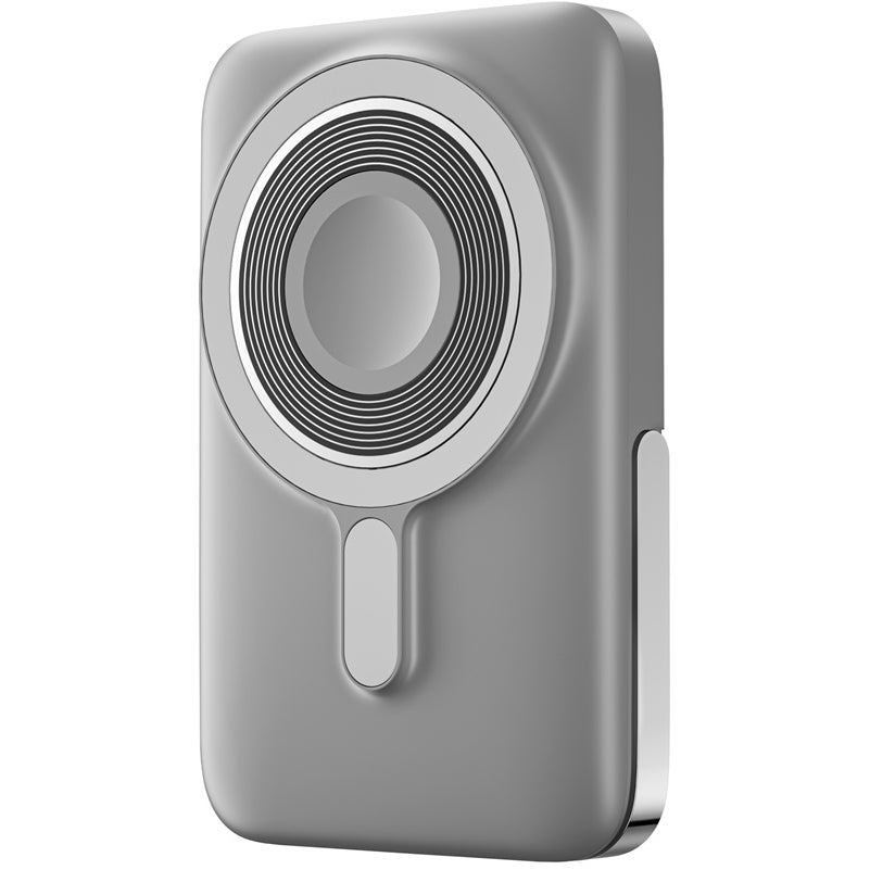 Spoljna bežična baterija WiWu Wi-P018, 10000mAh, 20W, PD + FQI, 1 x QI - 1 x USB-C, Siva