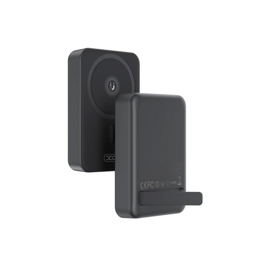 Bežična Eksterna Baterija XO Design PR231, 10000mAh, 20W, PD + FQI, 1 x QI - 1 x USB-C, Crna, Refabrikovana