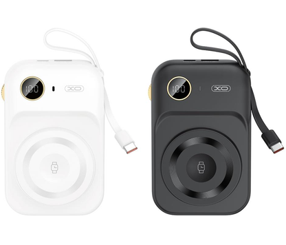 Spoljna Baterija Wireless XO Design PR270, 10000mAh, 22.5W, QC + PD + QI, 1 x QI - 1 x USB-A - 1 x USB-C, Crna