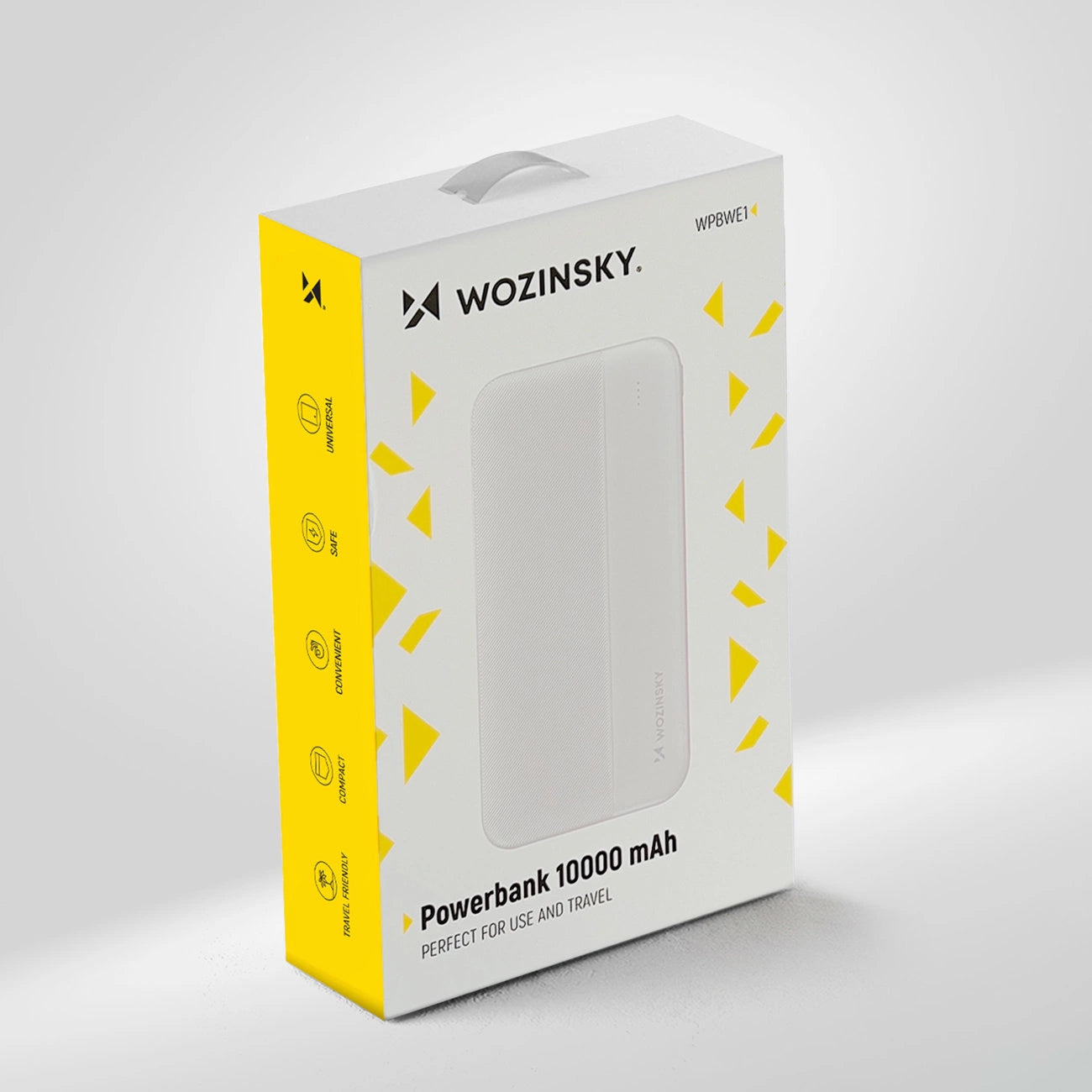 Spoljna baterija WZK WPBWE1, 10000mAh, 10W, 2 x USB-A, Bela