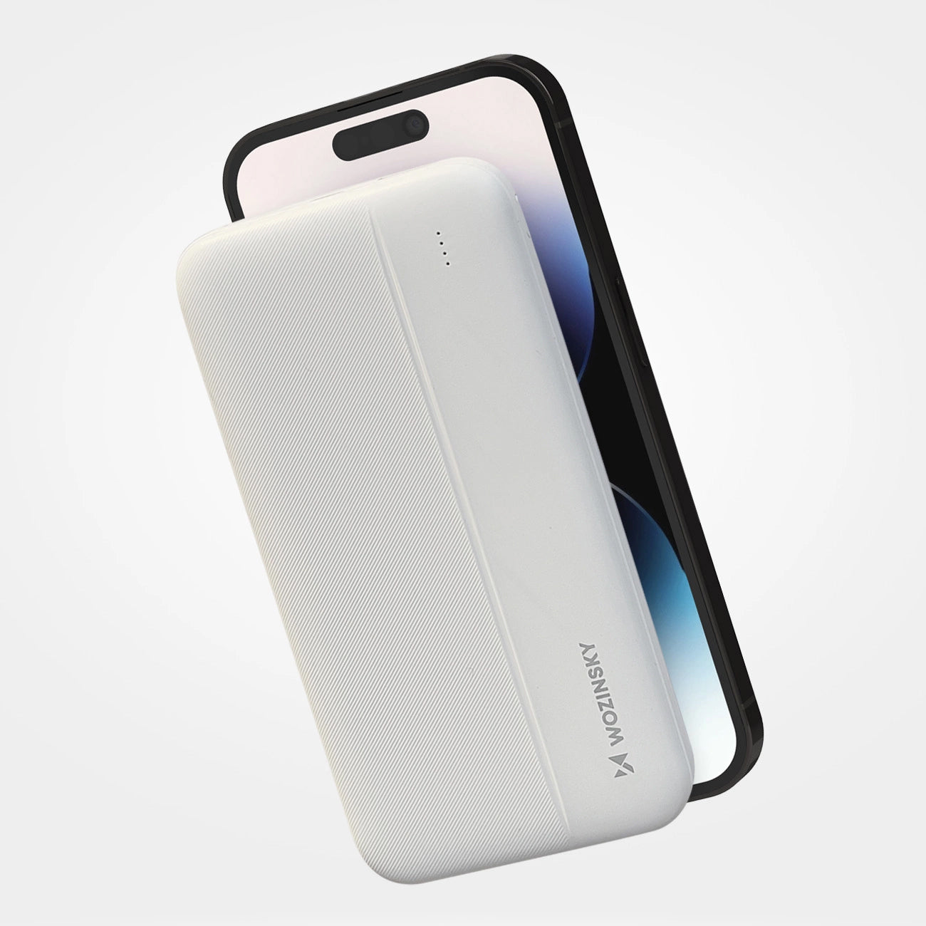 Spoljna baterija WZK WPBWE1, 10000mAh, 10W, 2 x USB-A, Bela