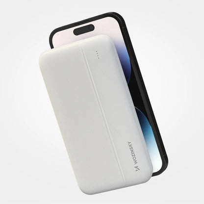 Spoljna baterija WZK WPBWE1, 10000mAh, 10W, 2 x USB-A, Bela