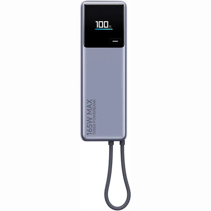 Eksterna baterija Xiaomi, 10000mAh, 165W, PD, 2 x USB-C, Siva PB1165MI