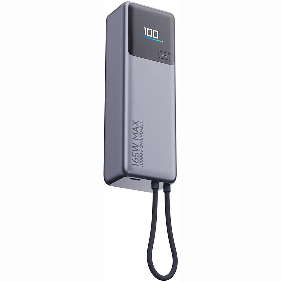 Eksterna baterija Xiaomi, 10000mAh, 165W, PD, 2 x USB-C, Siva PB1165MI