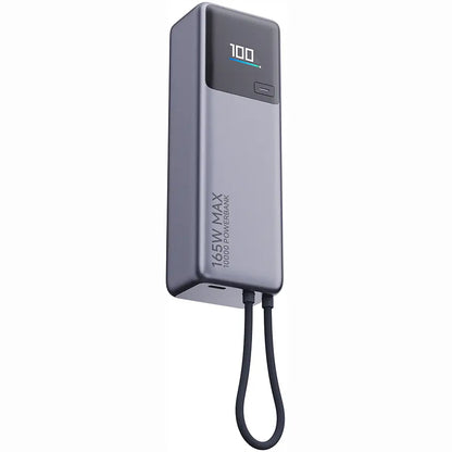 Eksterna baterija Xiaomi, 10000mAh, 165W, PD, 2 x USB-C, Siva PB1165MI
