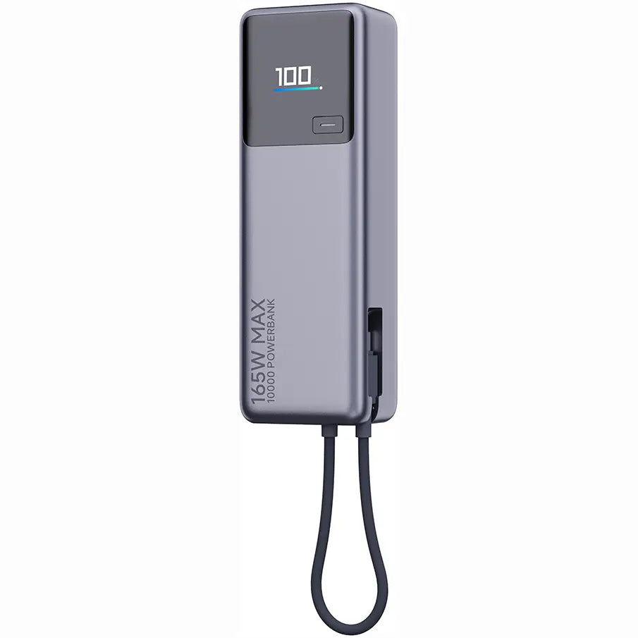 Eksterna baterija Xiaomi, 10000mAh, 165W, PD, 2 x USB-C, Siva PB1165MI