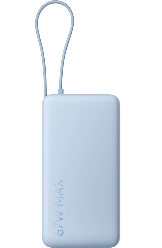 Eksterna baterija Xiaomi, 20000mAh, 67W, QC + PD, 1 x USB-A - 2 x USB-C, Plava BHR08O8GL