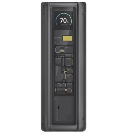Eksterna baterija Xiaomi HyperCharge, 25000mAh, 212W, QC + PD, 1 x USB-A - 2 x USB-C, Crna BHR9970GL