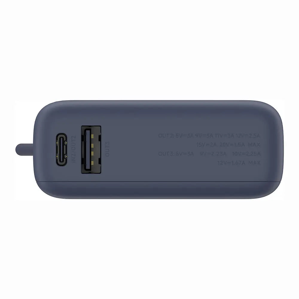 Eksterna baterija Xiaomi PB1033MI, 10000mAh, 33W, QC + PD, 1 x USB-A - 2 x USB-C, Tamnoplava BHR9341GL