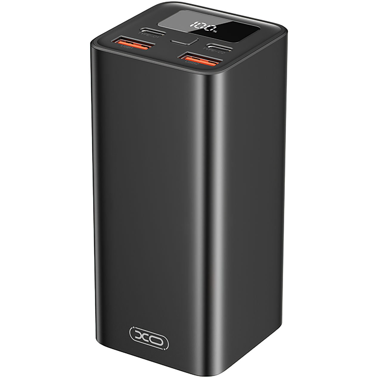Spoljna baterija XO Design PB97, 20000mAh, 65W, QC + PD, 2 x USB-A - 2 x USB-C, Crna