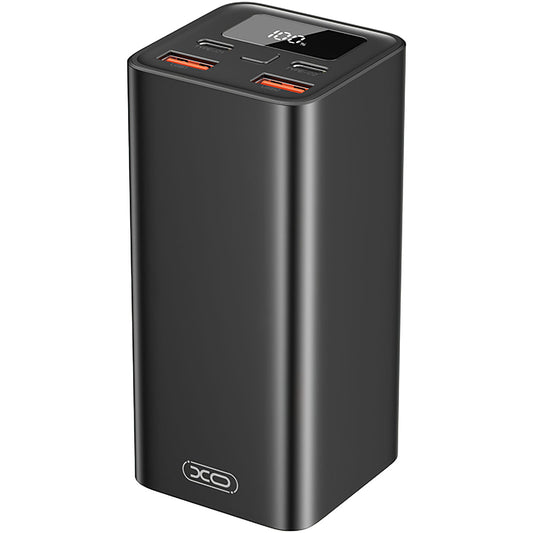 Spoljna baterija XO Design PB97, 20000mAh, 65W, QC + PD, 2 x USB-A - 2 x USB-C, Crna
