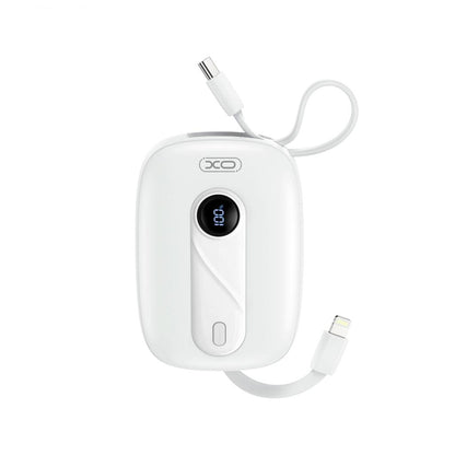 Spoljna baterija XO Design PR246, 10000mAh, 22.5W, PD, 1 x Lightning - 2 x USB-C, Bela