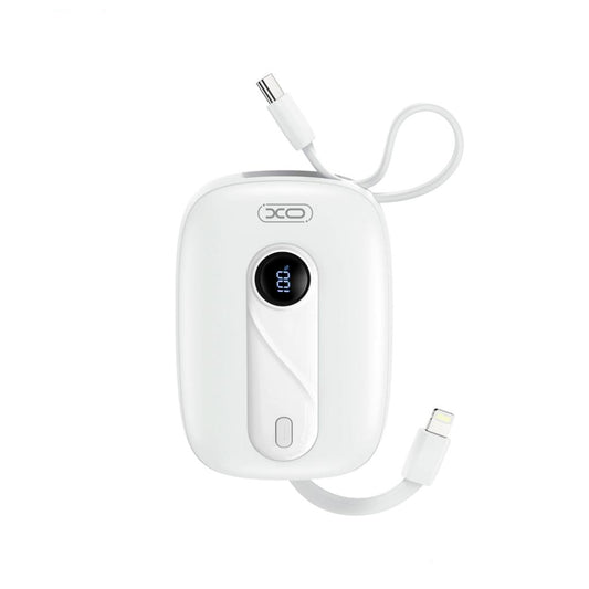 Spoljna baterija XO Design PR246, 10000mAh, 22.5W, PD, 1 x Lightning - 2 x USB-C, Bela