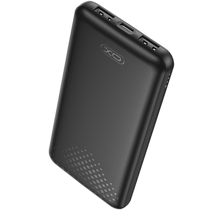 Eksterna baterija XO Design PB312, 10000mAh, 10W, 2 x USB-A, Crna