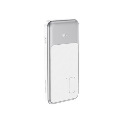 Spoljna baterija XO Design PR248, 10000mAh, 22.5W, QC + PD, 1 x Lightning - 1 x USB-A - 2 x USB-C, Bela