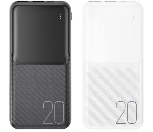Spoljna baterija XO Design PR252, 20000mAh, 10W, 2 x USB-A, Crna