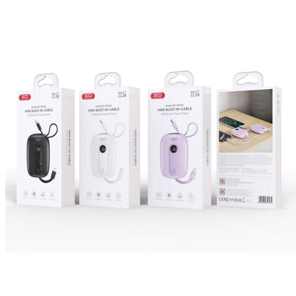 Spoljna baterija XO Design PR246, 10000mAh, 22.5W, PD, 1 x Lightning - 2 x USB-C, Ljubičasta