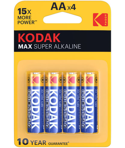 Baterija Kodak Max Alkaline, AA / LR6, Set 4 komada EKSTD30952867P4