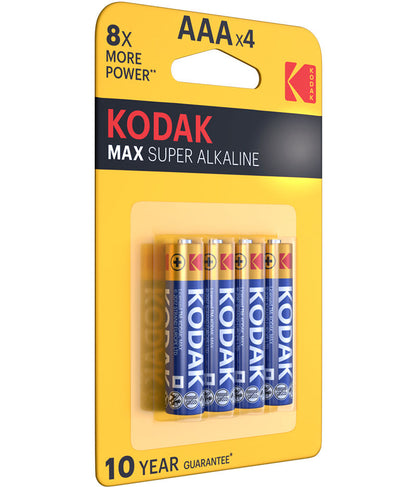 Baterija Kodak Max Alkaline, AAA / LR3, Set 4 komada EKSTD30952812P4