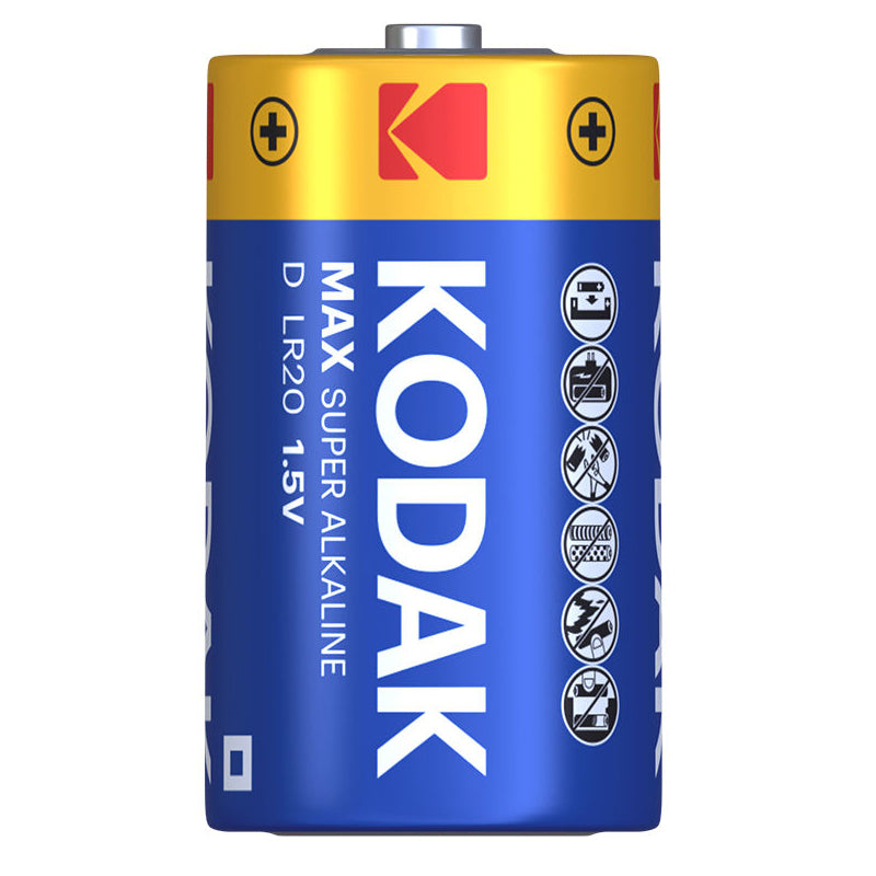 Baterija Kodak Max Alkaline, LR20, Set 2 komada