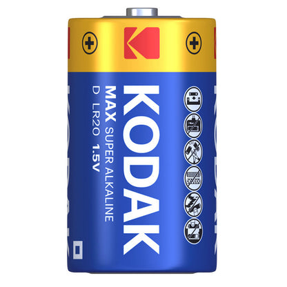 Baterija Kodak Max Alkaline, LR20, Set 2 komada