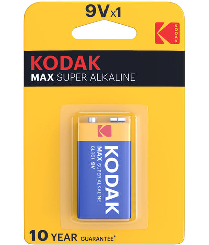 Baterija Kodak Max Alkaline, 6LR61 (9V)