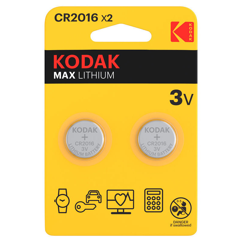 Baterija Kodak Max Lithium, CR2016, Set 2 komada