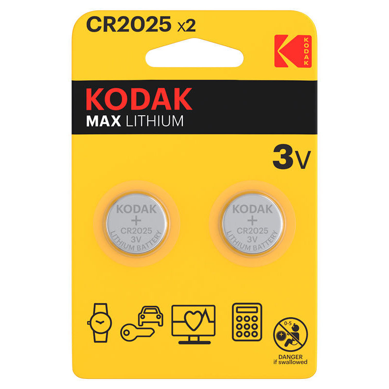 Baterija Kodak Max Lithium, CR2025, Set 2 komada
