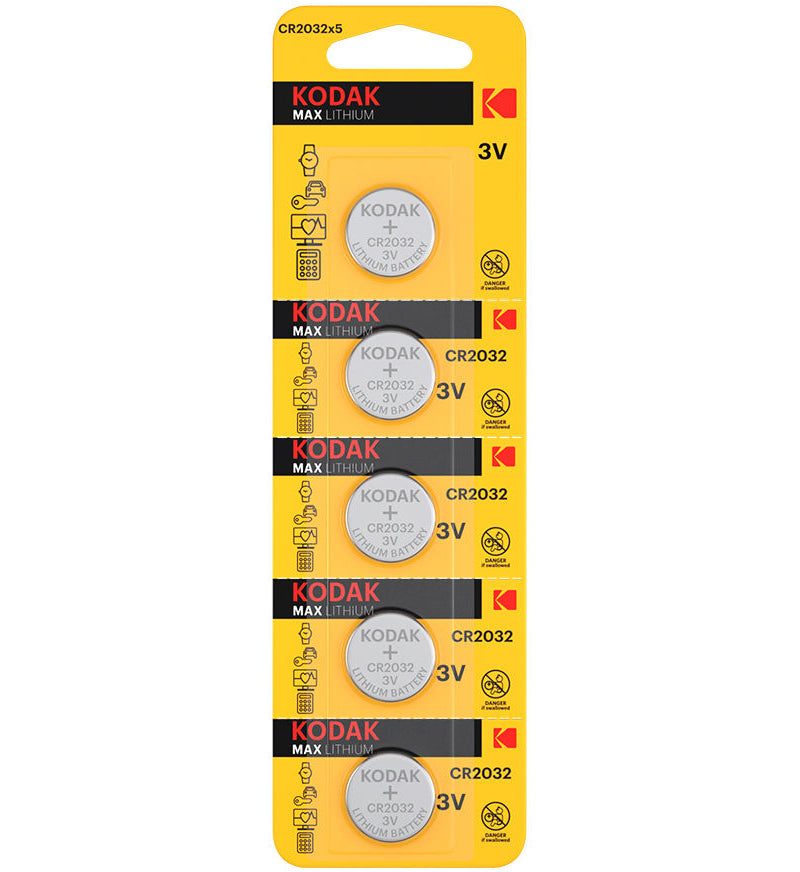 Baterija Kodak Max Lithium, CR2032, Set 5 komada