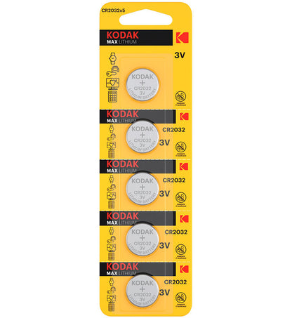Baterija Kodak Max Lithium, CR2032, Set 5 komada